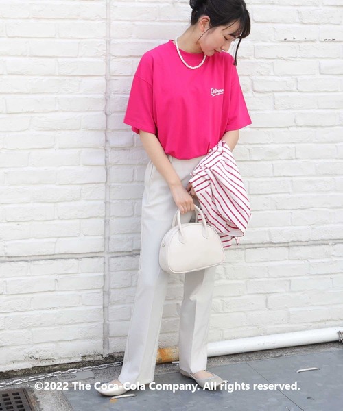 Right-on（ライトオン）の「チェリーコーク Ｔシャツ（Tシャツ/カットソー・レディース・ピンク/ダークグレー・M/L）」の10枚目の写真