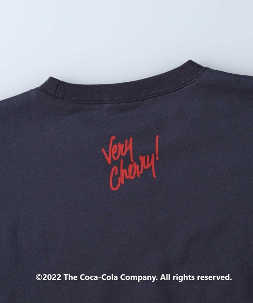 Right-on（ライトオン）の「チェリーコーク Ｔシャツ（Tシャツ/カットソー・レディース・ピンク/ダークグレー・M/L）」の19枚目の写真