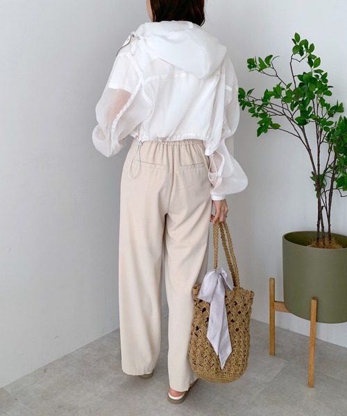 OLIVE des OLIVE(オリーブデオリーブ)の「シアショートマンパ(マウンテンパーカー・レディース・ライトグレー/オフホワイト・FREE)」の19枚目の写真