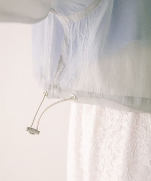 OLIVE des OLIVE(オリーブデオリーブ)の「シアショートマンパ(マウンテンパーカー・レディース・ライトグレー/オフホワイト・FREE)」の21枚目の写真