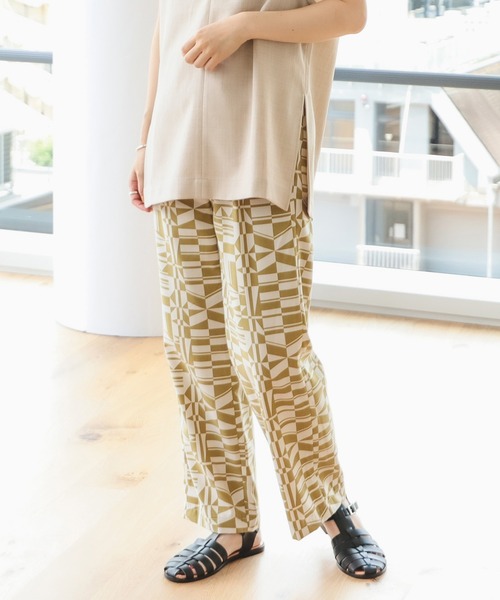 B:MING by BEAMS（ビーミングバイビームス）の「B:MING by BEAMS / ジオメトリック プリント パンツ（その他パンツ・レディース・ブラウン系/オリーブ系・SMALL/MEDIUM）」の18枚目の写真