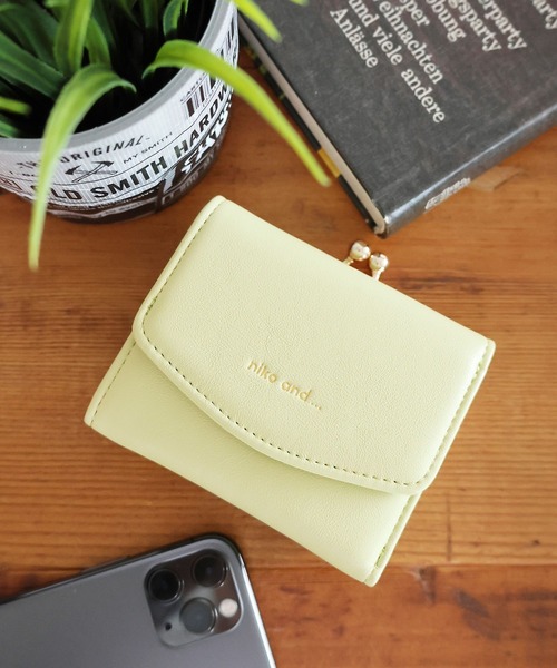 niko and...（ニコアンド）の「オリジナルロゴがま口ミニ財布（財布・レディース・ブラック/グリーン/その他2/その他4/ライトピンク/その他5/ブルー/セージグリーン/桜/レッド/アイボリー/ライラック/梅/ナチュラル/スモーク/ゴールド/ブラック系その他/レッド系その他・0）」の6枚目の写真