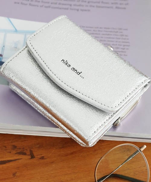 niko and...（ニコアンド）の「オリジナルロゴがま口ミニ財布（財布・レディース・ブラック/グリーン/その他2/その他4/ライトピンク/その他5/ブルー/セージグリーン/桜/レッド/アイボリー/ライラック/梅/ナチュラル/スモーク/ゴールド/ブラック系その他/レッド系その他・0）」の15枚目の写真