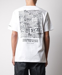 【73】【it】【SY32 by SWEET YEARS】BOX LOGO BACK PRINT TEE