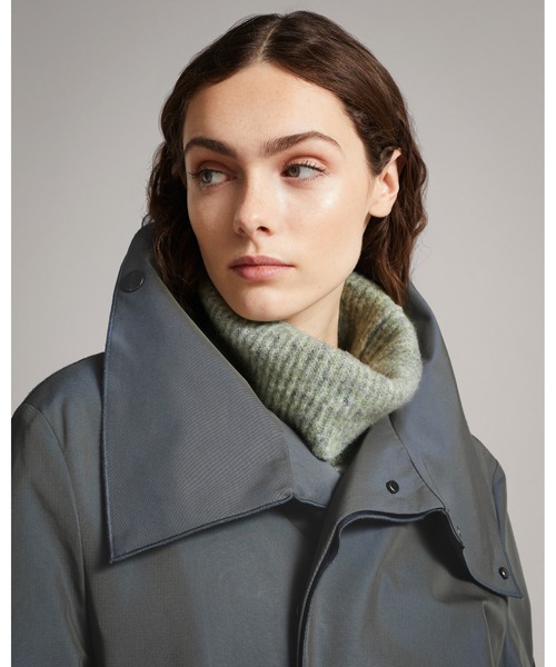 Ted Baker(テッドベーカー)の「KAYLEEH ファネルネックカラー ロングコート(その他アウター・レディース・ダークブルー・1/0/3/2)」の5枚目の写真