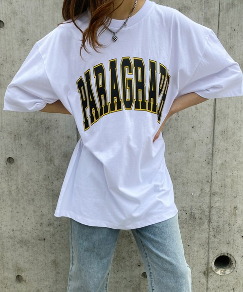 セール】PARAGRAPH(パラグラフ)/Modern Printing T-SHIRT