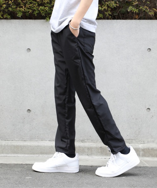 SETUP7（セットアップセブン）の「【SETUP7】ベーシックストレートパンツ KNF（その他パンツ・メンズ・グリーン/ベージュ/ブラック/ホワイト・FREE）」の5枚目の写真