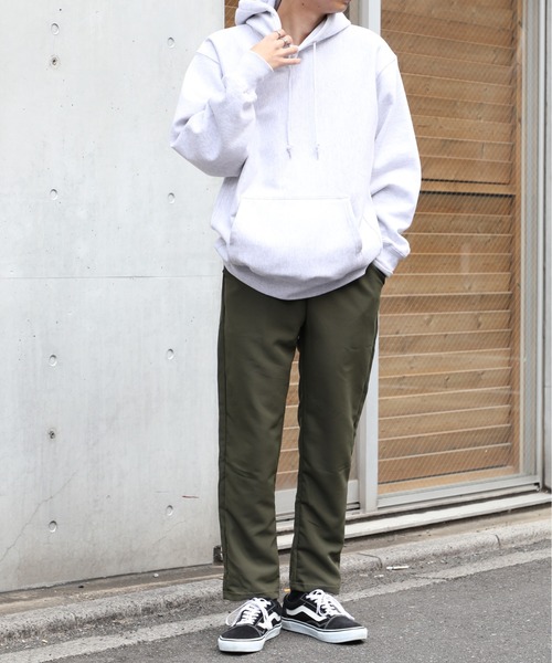 SETUP7（セットアップセブン）の「【SETUP7】ベーシックストレートパンツ KNF（その他パンツ・メンズ・グリーン/ベージュ/ブラック/ホワイト・FREE）」の12枚目の写真