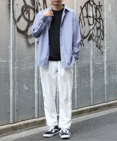 SETUP7（セットアップセブン）の「【SETUP7】ベーシックストレートパンツ KNF（その他パンツ・メンズ・グリーン/ベージュ/ブラック/ホワイト・FREE）」の8枚目の写真