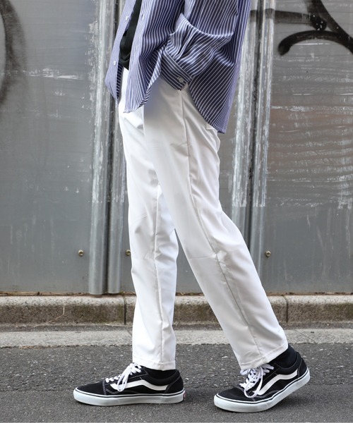 SETUP7（セットアップセブン）の「【SETUP7】ベーシックストレートパンツ KNF（その他パンツ・メンズ・グリーン/ベージュ/ブラック/ホワイト・FREE）」の7枚目の写真