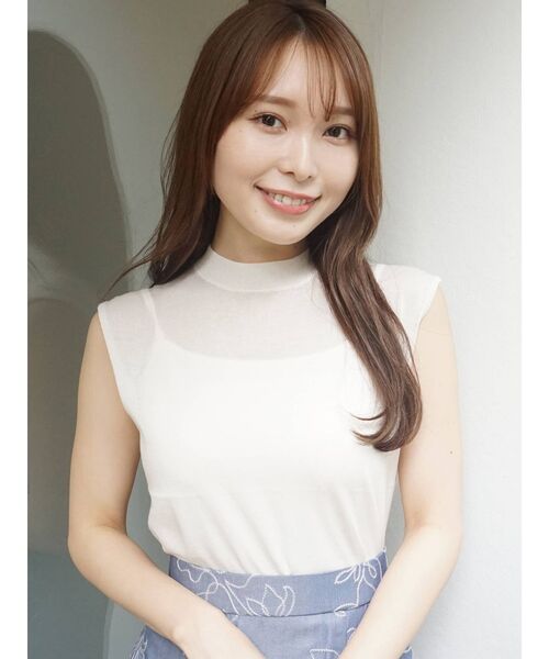 MERCURYDUO（マーキュリーデュオ）の「インナーキャミ付シアーニット（ニット/セーター・レディース・ブラック/ベージュ/アイボリー・FREE）」の6枚目の写真