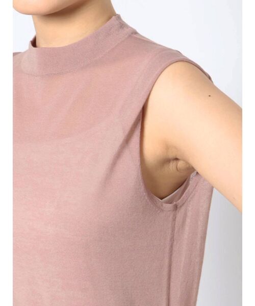 MERCURYDUO（マーキュリーデュオ）の「インナーキャミ付シアーニット（ニット/セーター・レディース・ブラック/ベージュ/アイボリー・FREE）」の12枚目の写真