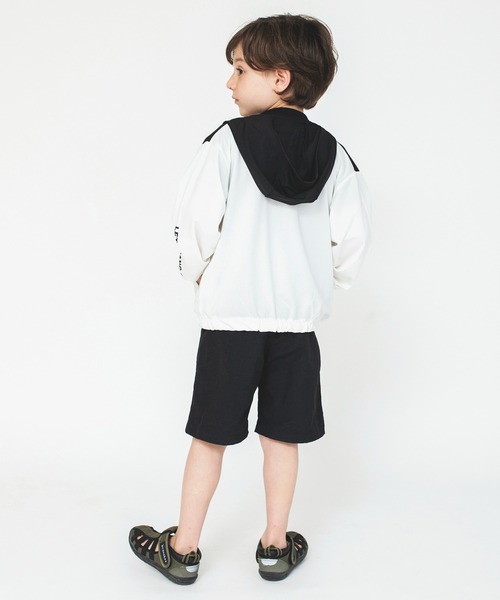 BRANSHES（ブランシェス）の「【UVカット・吸水速乾】サマージャケット（パーカー・キッズ・オフホワイト/ネイビー・150/130/120/100/110/140）」の7枚目の写真