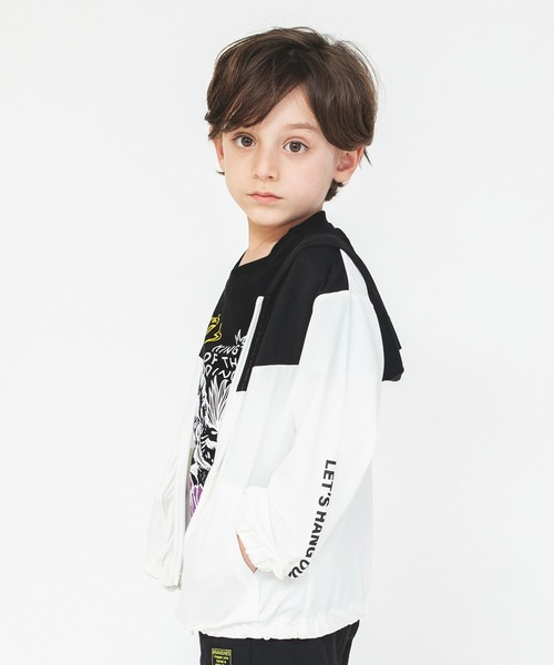 BRANSHES（ブランシェス）の「【UVカット・吸水速乾】サマージャケット（パーカー・キッズ・オフホワイト/ネイビー・150/130/120/100/110/140）」の10枚目の写真