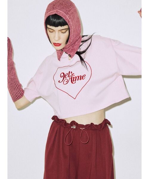 jouetie(ジュエティ)の「ウエストシャーリングパンツ(その他パンツ・レディース・グレー/ブラック/ボルドー・MEDIUM)」の16枚目の写真