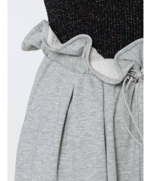 jouetie(ジュエティ)の「ウエストシャーリングパンツ(その他パンツ・レディース・グレー/ブラック/ボルドー・MEDIUM)」の6枚目の写真