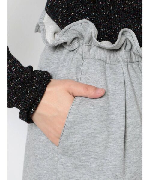 jouetie(ジュエティ)の「ウエストシャーリングパンツ(その他パンツ・レディース・グレー/ブラック/ボルドー・MEDIUM)」の10枚目の写真