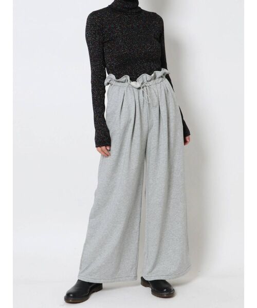 jouetie(ジュエティ)の「ウエストシャーリングパンツ(その他パンツ・レディース・グレー/ブラック/ボルドー・MEDIUM)」の18枚目の写真