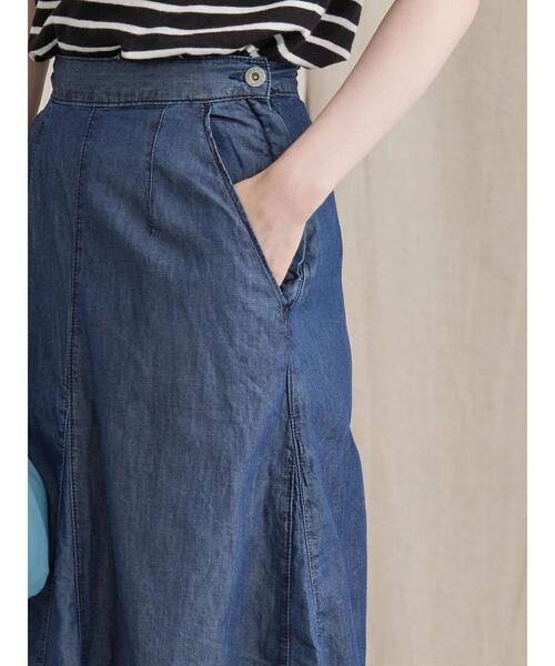 AMERICAN HOLIC（アメリカンホリック）の「デニムフレアースカート（デニムスカート・レディース・インディゴブルー・S/M/L）」の17枚目の写真