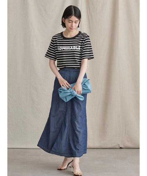 AMERICAN HOLIC（アメリカンホリック）の「デニムフレアースカート（デニムスカート・レディース・インディゴブルー・S/M/L）」の21枚目の写真