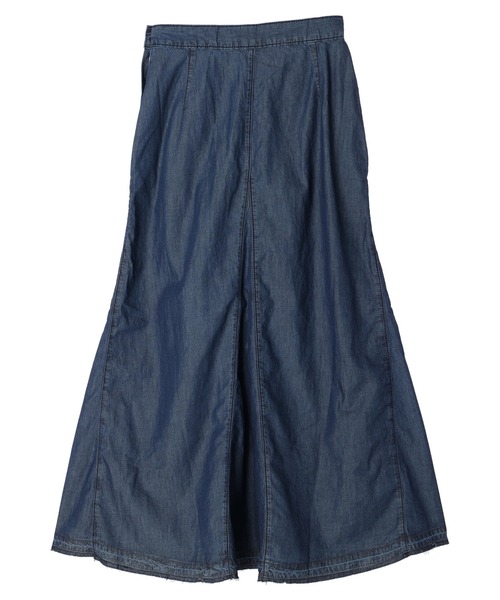 AMERICAN HOLIC（アメリカンホリック）の「デニムフレアースカート（デニムスカート・レディース・インディゴブルー・S/M/L）」の5枚目の写真