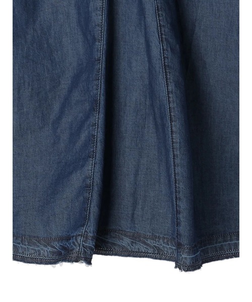AMERICAN HOLIC（アメリカンホリック）の「デニムフレアースカート（デニムスカート・レディース・インディゴブルー・S/M/L）」の4枚目の写真