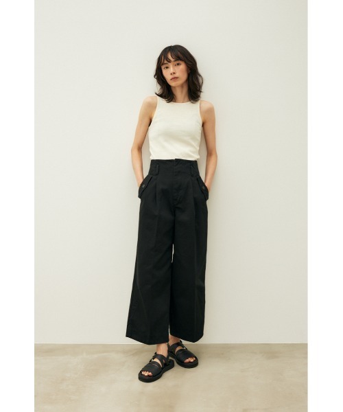 M_（エムアンダーバー）の「【M_】OGC HW TUCK パンツ（デニムパンツ・レディース・アイボリー/ブラック・2/1）」の18枚目の写真