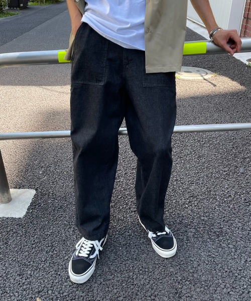 セール】【SAKULA/サクラ】JAMES PANTS / ワイドパンツ（デニムパンツ