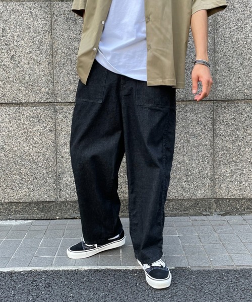 チャオパニック♡新品♡コットンツイルワイドパンツ チャオパニック♡新品♡コットンツイルワイドパンツ