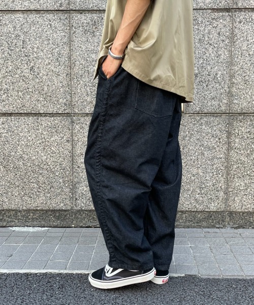 セール】【SAKULA/サクラ】JAMES PANTS / ワイドパンツ（デニム