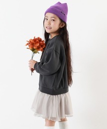 devirock（デビロック）の「裏起毛 裾チュールワンピース（ワンピース）」