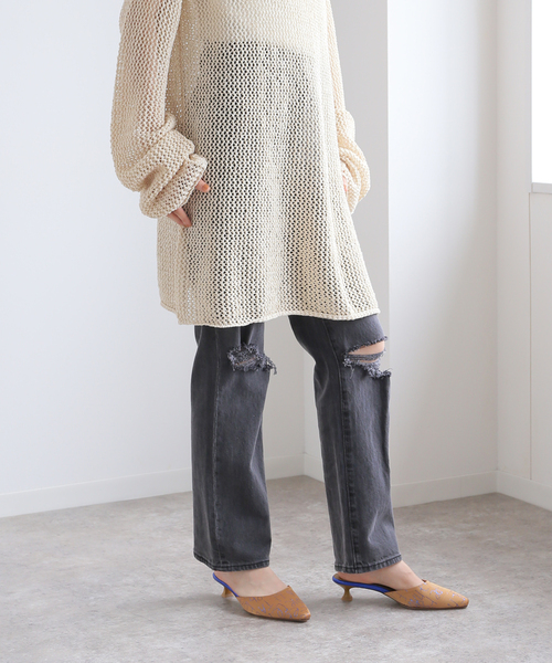 LE TALON(ルタロン)の「LE TALON×kiki 3.5cmメッセージプリントミュール(その他シューズ・レディース・キャメル/ピンク・MEDIUM/LARGE/X-LARGE/SMALL)」の19枚目の写真