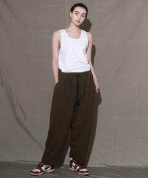 my beautiful landlet | 【my beautiful landlet】 RECYCLED MELANGE WOOL KNIT WIDE PANTS(その他パンツ)