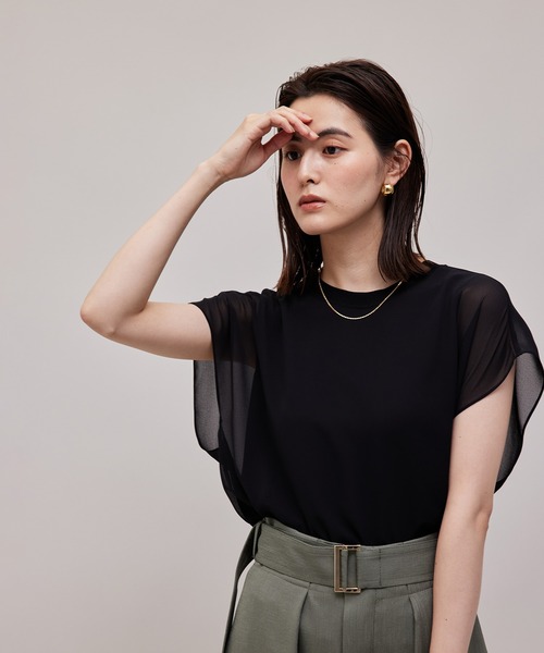 シフォンコンビブラウス シャツ ブラウス Rope ロペ のファッション通販 Zozotown