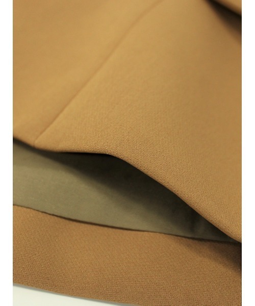 fleur by mint breeze(フルールバイミントブリーズ)の「【M~5L 大きいサイズ】ダブルクロス ノーカラー ジャケット(ノーカラージャケット・レディース・ネイビー/キャメル・LL/M/5L/4L/L/3L)」の18枚目の写真