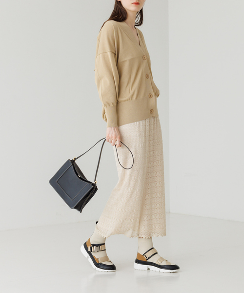 LOWELL things（ロウェル　シングス）の「【BAILA 2022年10月号56P掲載】Trench/レザーフラップショルダーBAG（ショルダーバッグ・レディース・ブラック/ブラウン/ボルドー/アイボリー・フリー）」の18枚目の写真