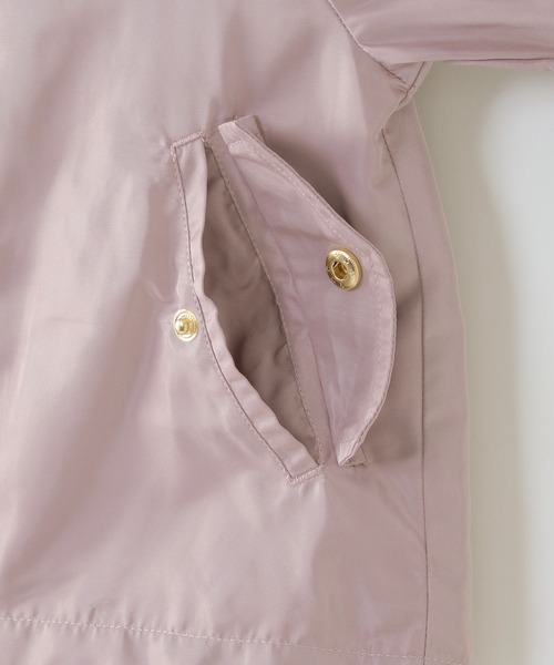 ikka（イッカ）の「【キッズ】フレアマウンテンパーカー（110~160cm）（マウンテンパーカー・キッズ・ベージュ/ピンク・110/120/130/140/150/160）」の5枚目の写真