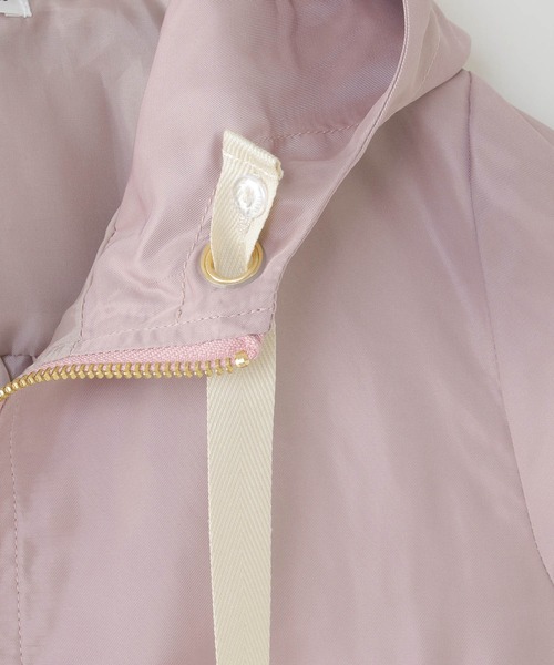 ikka（イッカ）の「【キッズ】フレアマウンテンパーカー（110~160cm）（マウンテンパーカー・キッズ・ベージュ/ピンク・110/120/130/140/150/160）」の9枚目の写真