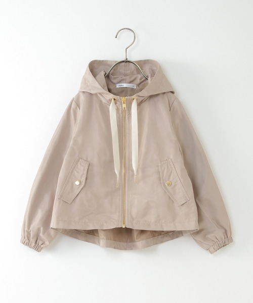 ikka（イッカ）の「【キッズ】フレアマウンテンパーカー（110~160cm）（マウンテンパーカー・キッズ・ベージュ/ピンク・110/120/130/140/150/160）」の16枚目の写真