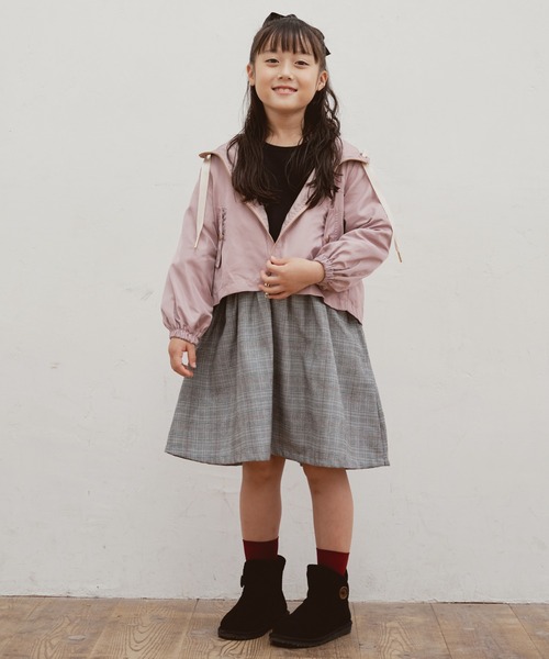 ikka（イッカ）の「【キッズ】フレアマウンテンパーカー（110~160cm）（マウンテンパーカー・キッズ・ベージュ/ピンク・110/120/130/140/150/160）」の17枚目の写真