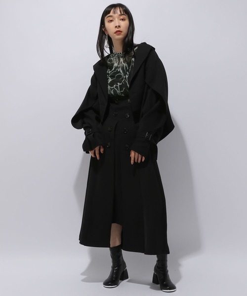 HARE(ハレ)の「2WAYガラシアーカットソー(HARE)(Tシャツ/カットソー・レディース・ブラック/ブルー・FREE)」の4枚目の写真