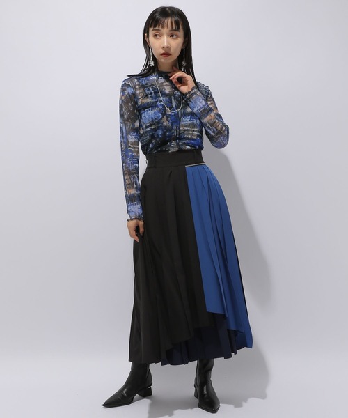 HARE(ハレ)の「2WAYガラシアーカットソー(HARE)(Tシャツ/カットソー・レディース・ブラック/ブルー・FREE)」の6枚目の写真