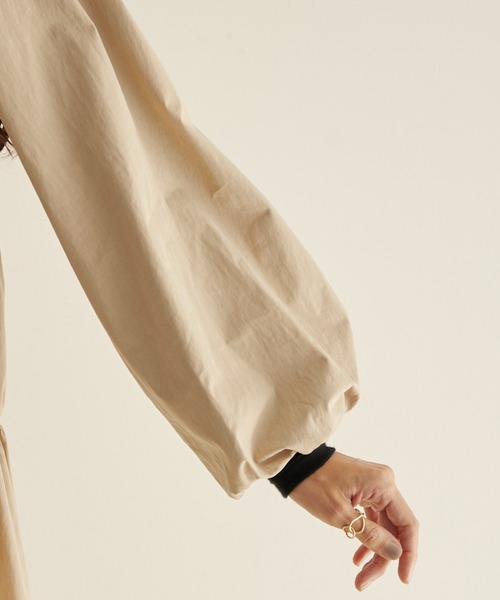 SALON adam et rope'（サロン アダム エ ロペ）の「【WEB限定】[セットアイテム]レイヤードベストセットワンピース（ワンピース・レディース・ブラック/ベージュ・FREE）」の15枚目の写真
