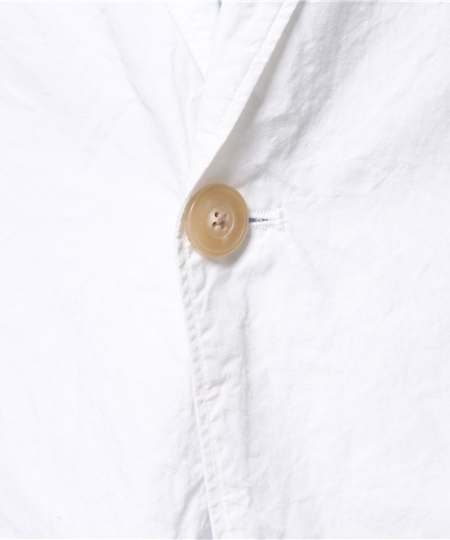 EDIFICE（エディフィス）の「◇タイプライターシャンブレーシャツカバーオール（カバーオール・メンズ・ホワイト/ネイビー・44/46/48/50）」の10枚目の写真