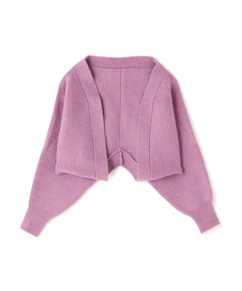 FREE'S MART（フリーズマート）の「◆ボレロニットカーディガン（ニット/セーター・レディース・ホワイト/ブラック/ピンク/グレー/パープル・FREE）」の5枚目の写真