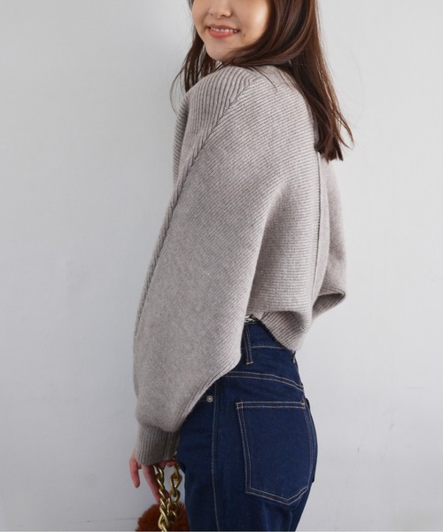 FREE'S MART（フリーズマート）の「◆ボレロニットカーディガン（ニット/セーター・レディース・ホワイト/ブラック/ピンク/グレー/パープル・FREE）」の17枚目の写真