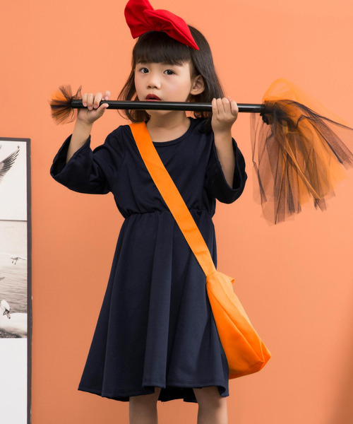 OSYAREVO(オシャレボ)の「キッズ コスプレ 魔女っ子(コスチューム/パーティーグッズ・キッズ・ネイビー・120/130/110/100/140/150)」の3枚目の写真