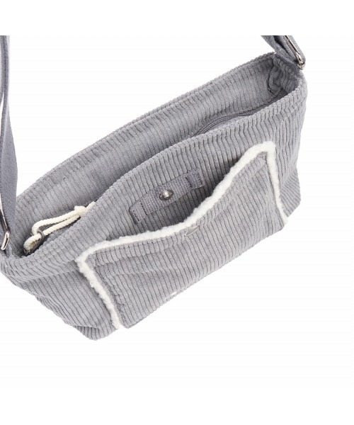 Champion（チャンピオン）の「Champion／チャンピオン　ブリオ　ボアショルダーバッグ　コーデュロイ　11342（ショルダーバッグ・レディース・アイボリー/イエロー/グレー・FREE）」の6枚目の写真