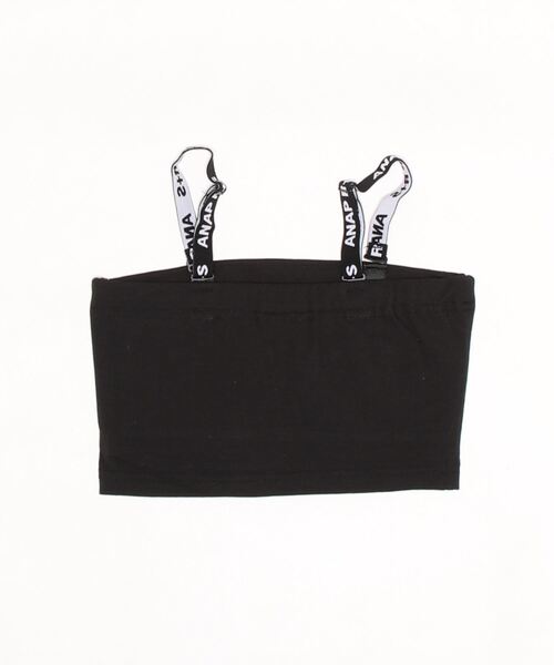ANAP GｉRL（アナップガール）の「R+Sブラトップ（チューブトップ・キッズ・ライトグレー/ブラック・XS/M/S）」の3枚目の写真