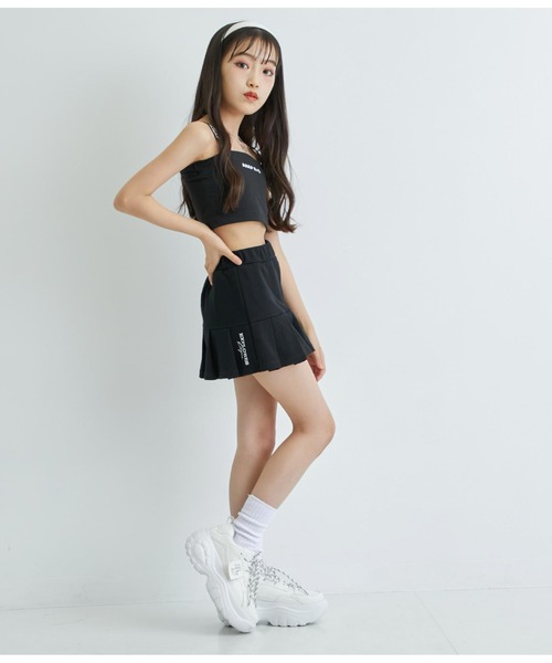 ANAP GｉRL（アナップガール）の「R+Sブラトップ（チューブトップ・キッズ・ライトグレー/ブラック・XS/M/S）」の8枚目の写真